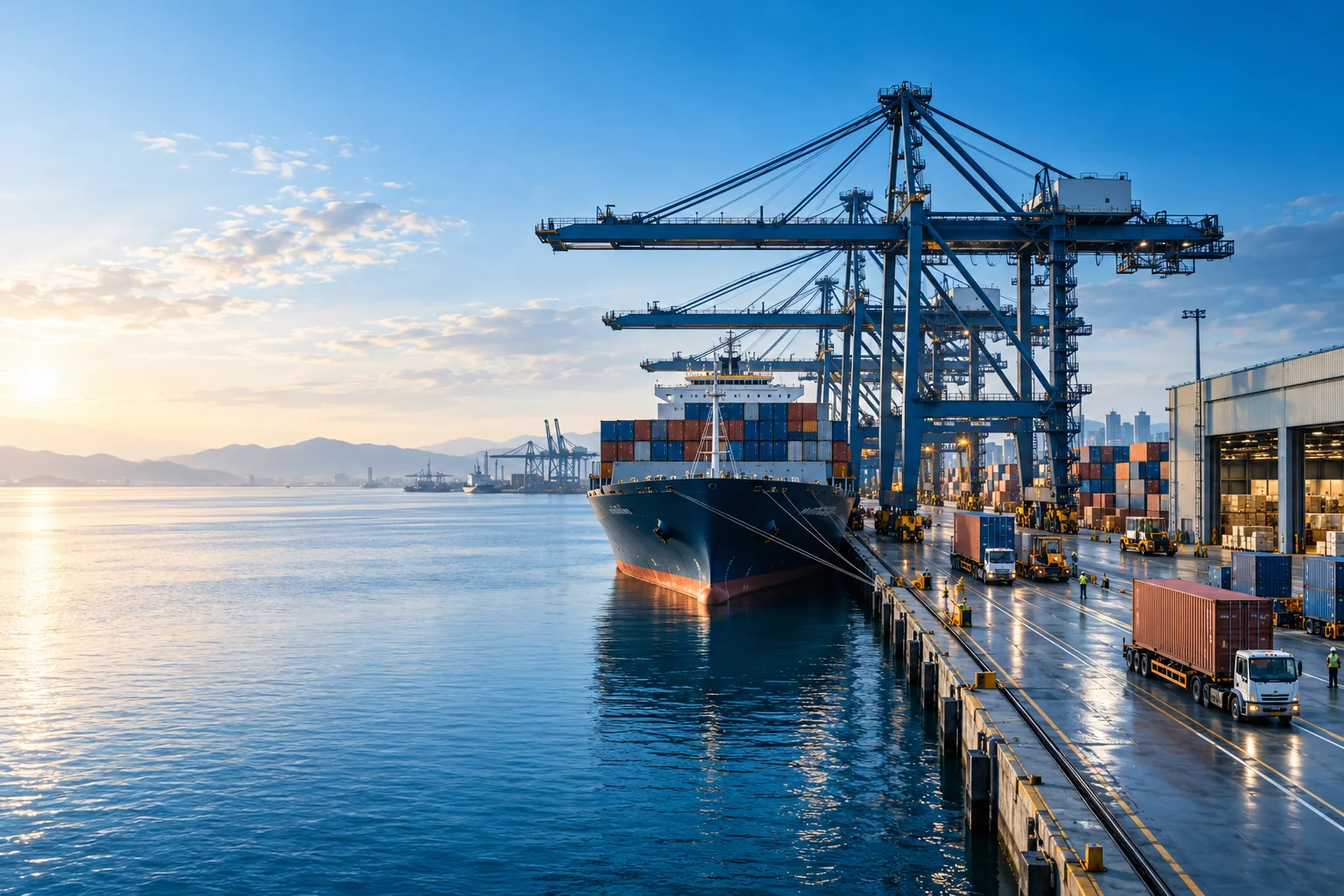 Illustrative logistics, transportation & supply chain infrastructure and operating environment
